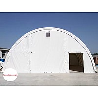 9,15m x 12m x 4,5m - Τοξοτή αποθήκη απο μουσαμά διαστάσεων 9,15m x 12m x 4,5m με μουσαμά βάρους  2300γρ  9,15m x 12m x 4,5m - Τοξοτή αποθήκη απο μουσαμά διαστάσεων 9,15m x 12m x 4,5m με μουσαμά βάρους  2300γρ