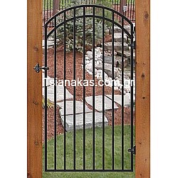 Iron gate with wrought iron 20X20 mm