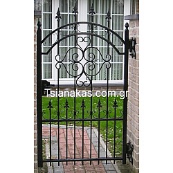 Traditional Iron Gate with 12X12mm frame and posts