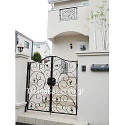 Traditional Iron Gate with 12X12mm frame and posts