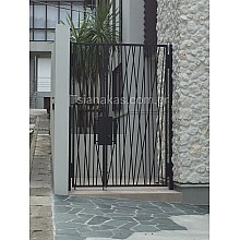 Αυλόπορτα Σιδήρου απο μασίφ φ14 