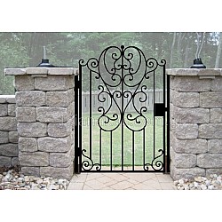 Traditional Iron Gate with 12X12 Frame