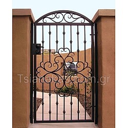 Traditional Iron Gate with 14X14mm frame, arch