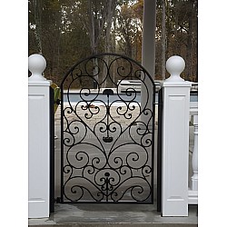 Traditional Iron Gate with 12X12mm frame, arch