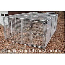 Dog Kennel, dimentions 180X180X180cm with chainlink roof 