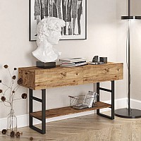 Κονσόλα VIANA σε atlantic pine/μαύρο χρώμα 139x43x76,Έπιπλα εσωτερικού χώρου > Έπιπλα εισόδου > Κονσόλες