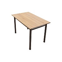 Τραπέζι DINNER σε δρυς/καφέ χρώμα 100x60x77,Έπιπλα εσωτερικού χώρου > Τραπεζαρία > Τραπέζια