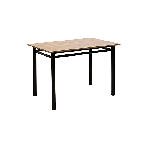 Τραπέζι DINNER σε δρυς/μαύρο gloss χρώμα 110x70x77,Έπιπλα εσωτερικού χώρου > Τραπεζαρία > Τραπέζια