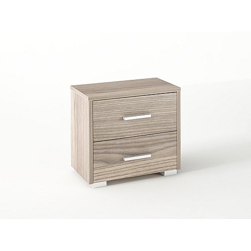 Κομοδίνο με 2 συρτάρια σε χρώμα σταχτί 50x34x48 Κομοδίνο με 2 συρτάρια σε χρώμα σταχτί 50x34x48,Έπιπλα εσωτερικού χώρου > Κρεβατοκάμαρα > Κομοδίνα