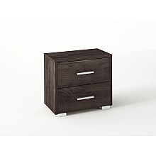 Κομοδίνο με 2 συρτάρια σε χρώμα βέγγε 50x34x48  Κομοδίνο με 2 συρτάρια σε χρώμα βέγγε 50x34x48