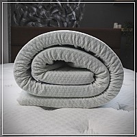 Ανώστρωμα διπλό ALOE VERA 140x190x4,Έπιπλα εσωτερικού χώρου > Κρεβατοκάμαρα > Στρώματα