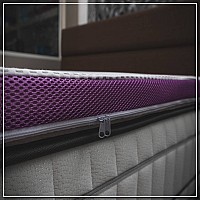 Ανώστρωμα διπλό LAVANDER 140x190x4,Έπιπλα εσωτερικού χώρου > Κρεβατοκάμαρα > Στρώματα
