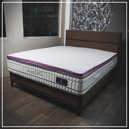 Ανώστρωμα διπλό LAVANDER 140x190x4,Έπιπλα εσωτερικού χώρου > Κρεβατοκάμαρα > Στρώματα