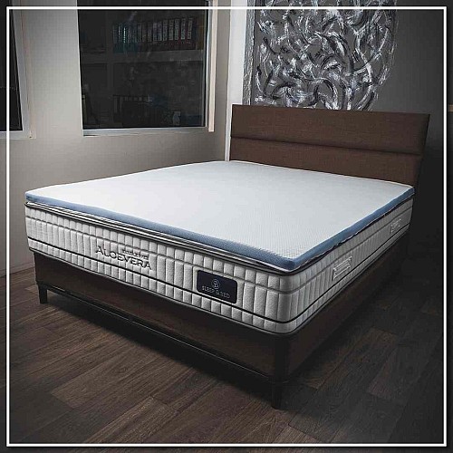 Ανώστρωμα διπλό COOL GEL 140x190x4,Έπιπλα εσωτερικού χώρου > Κρεβατοκάμαρα > Στρώματα