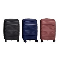 Βαλίτσα TRAVEL σκληρή σε χρώμα ροζ,Είδη σπιτιού > Βαλίτσες-Σακίδια πλάτης-Τρόλευ