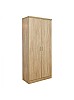 Ντουλάπα ρούχων δίφυλλη REAL χρώμα sonoma 60x42x180 