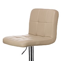 Σκαμπό μπαρ Rem πτυσσόμενο cappucino pu-βάση χρωμίου 44x44x112 Σκαμπό μπαρ Rem πτυσσόμενο cappucino pu-βάση χρωμίου 44x44x112