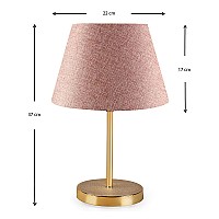 Φωτιστικό επιτραπέζιο Rosenthal Megapap ύφασμα Pvc/χρώμιο χρώμα ροζ/χρυσό 22x17x37εκ.,Φωτισμός > Επιτραπέζια φωτιστικά,Φωτισμός Φωτιστικό επιτραπέζιο Rosenthal Megapap ύφασμα Pvc/χρώμιο χρώμα ροζ/χρυσό 22x17x37εκ.,Φωτισμός > Επιτραπέζια φωτιστικά,Φωτισμός