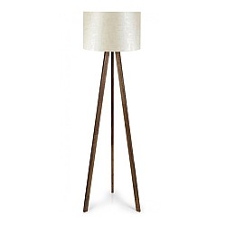 Φωτιστικό δαπέδου Rosling Megapap Mdf/ύφασμα Pvc χρώμα καρυδί/μπεζ 38x21x140εκ. Φωτιστικό δαπέδου Rosling Megapap Mdf/ύφασμα Pvc χρώμα καρυδί/μπεζ 38x21x140εκ.