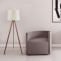 Φωτιστικό δαπέδου Rosling Megapap Mdf/ύφασμα Pvc χρώμα καρυδί/μπεζ 38x21x140εκ. Φωτιστικό δαπέδου Rosling Megapap Mdf/ύφασμα Pvc χρώμα καρυδί/μπεζ 38x21x140εκ.