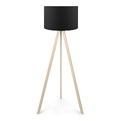 Φωτιστικό δαπέδου Rosling Megapap Mdf/ύφασμα Pvc χρώμα φυσικό/μαύρο 38x21x140εκ. Φωτιστικό δαπέδου Rosling Megapap Mdf/ύφασμα Pvc χρώμα φυσικό/μαύρο 38x21x140εκ.