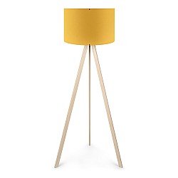 Φωτιστικό δαπέδου Rosling Megapap Mdf/ύφασμα Pvc χρώμα φυσικό/κροκί 38x21x140εκ. Φωτιστικό δαπέδου Rosling Megapap Mdf/ύφασμα Pvc χρώμα φυσικό/κροκί 38x21x140εκ.