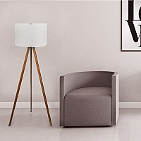 Φωτιστικό δαπέδου Rosling Megapap Mdf/ύφασμα Pvc χρώμα καρυδί/μπεζ 38x21x140εκ. Φωτιστικό δαπέδου Rosling Megapap Mdf/ύφασμα Pvc χρώμα καρυδί/μπεζ 38x21x140εκ.