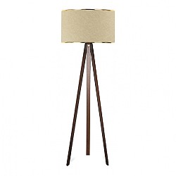 Φωτιστικό δαπέδου Rosling Megapap Mdf/ύφασμα Pvc χρώμα καρυδί/μπεζ 38x21x140εκ. Φωτιστικό δαπέδου Rosling Megapap Mdf/ύφασμα Pvc χρώμα καρυδί/μπεζ 38x21x140εκ.