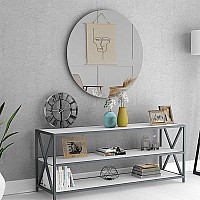 Καθρέφτης τοίχου Losta Megapap χρώμα λευκό 60x60x2,2εκ.,Έπιπλα εσωτερικού χώρου > Καθρέπτες,Έπιπλα εσωτερικού χώρου