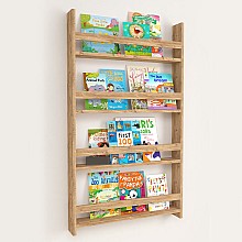 Επιτοίχια βιβλιοθήκη - ραφιέρα Montessori Megapap από μελαμίνη χρώμα pine oak 70x10x120εκ.  Επιτοίχια βιβλιοθήκη - ραφιέρα Montessori Megapap από μελαμίνη χρώμα pine oak 70x10x120εκ.
