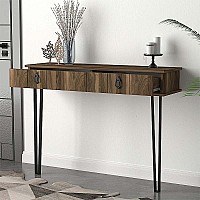 Κονσόλα μελαμίνης Ursula Megapap χρώμα καρυδί 120x35,5x90εκ. Κονσόλα μελαμίνης Ursula Megapap χρώμα καρυδί 120x35,5x90εκ.,Έπιπλα εσωτερικού χώρου > Κονσόλες