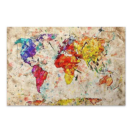 Πίνακας σε καμβά Colorful World Map Megapap ψηφιακής εκτύπωσης 75x50x3εκ.,Διακόσμηση > Πίνακες,Διακόσμηση Πίνακας σε καμβά Colorful World Map Megapap ψηφιακής εκτύπωσης 75x50x3εκ.,Διακόσμηση > Πίνακες,Διακόσμηση