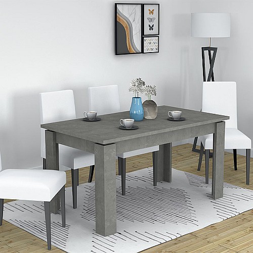 Τραπέζι Denzel Megapap μελαμίνης χρώμα ανθρακί 140x80x76εκ.,Έπιπλα εσωτερικού χώρου > Τραπέζια,Έπιπλα εσωτερικού χώρου Τραπέζι Denzel Megapap μελαμίνης χρώμα ανθρακί 140x80x76εκ.,Έπιπλα εσωτερικού χώρου > Τραπέζια,Έπιπλα εσωτερικού χώρου