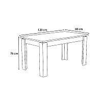 Τραπέζι Denzel Megapap μελαμίνης χρώμα ανθρακί 140x80x76εκ.,Έπιπλα εσωτερικού χώρου > Τραπέζια,Έπιπλα εσωτερικού χώρου Τραπέζι Denzel Megapap μελαμίνης χρώμα ανθρακί 140x80x76εκ.,Έπιπλα εσωτερικού χώρου > Τραπέζια,Έπιπλα εσωτερικού χώρου