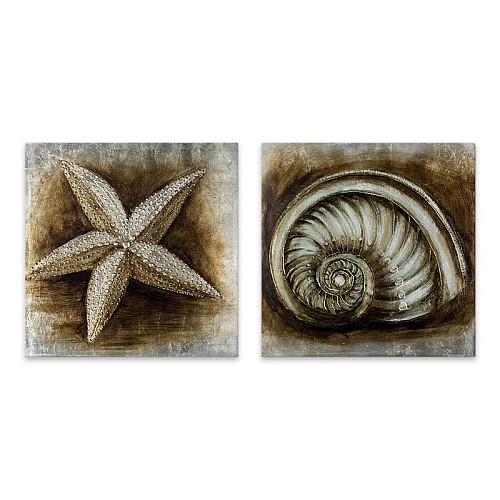 Πίνακες σε καμβά Starfish - Shell Megapap 2 τμχ. ψηφιακής εκτύπωσης 103x50x3εκ.,Διακόσμηση > Πίνακες,Διακόσμηση Πίνακες σε καμβά Starfish - Shell Megapap 2 τμχ. ψηφιακής εκτύπωσης 103x50x3εκ.,Διακόσμηση > Πίνακες,Διακόσμηση