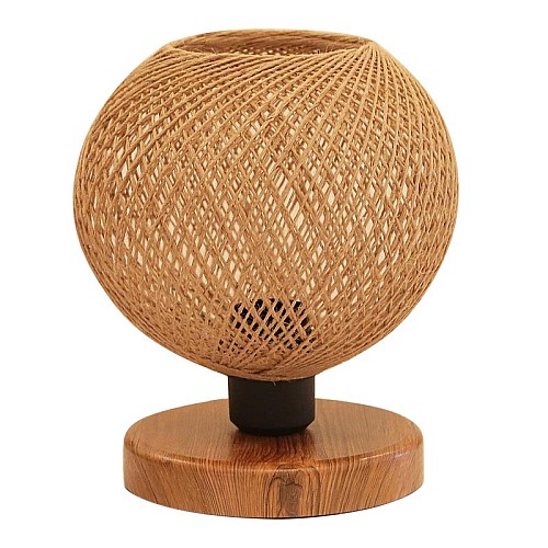 Φωτιστικό επιτραπέζιο Bonnie Megapap E27 κλωστή/Mdf χρώμα φυσικό/καφέ 19x15x22εκ.,Φωτισμός > Επιτραπέζια φωτιστικά,Φωτισμός Φωτιστικό επιτραπέζιο Bonnie Megapap E27 κλωστή/Mdf χρώμα φυσικό/καφέ 19x15x22εκ.,Φωτισμός > Επιτραπέζια φωτιστικά,Φωτισμός