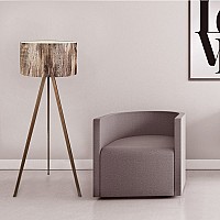 Φωτιστικό δαπέδου Rosling Megapap Mdf/ύφασμα Pvc χρωμα καρυδί/καφέ 38x21x140εκ. Φωτιστικό δαπέδου Rosling Megapap Mdf/ύφασμα Pvc χρωμα καρυδί/καφέ 38x21x140εκ.