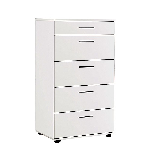 Συρταριέρα Trendline Megapap με σε χρώμα λευκό 60x44x108εκ.,Έπιπλα εσωτερικού χώρου > Συρταριέρες - Τουαλέτες,Έπιπλα εσωτερικού χώρου