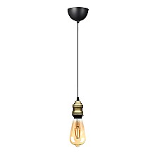 Φωτιστικό οροφής Rustic Megapap E27 μεταλλικό μονόφωτο χρώμα retro antique 100-120εκ.  Φωτιστικό οροφής Rustic Megapap E27 μεταλλικό μονόφωτο χρώμα retro antique 100-120εκ.