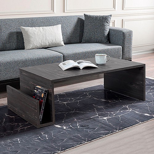 Τραπεζάκι σαλονιού Regnar Megapap χρώμα rebab 100,6x55x31,8εκ.,Έπιπλα εσωτερικού χώρου > Τραπεζάκια σαλονιού