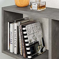 Βοηθητικό τραπεζάκι Homemania Megapap από μελαμίνη χρώμα γκρι ρετρό 60x20x60εκ.,Έπιπλα εσωτερικού χώρου > Τραπεζάκια βοηθητικά
