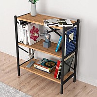 Βιβλιοθήκη Jocasta Megapap μεταλλική - μελαμίνης χρώμα pine oak 66x34x85εκ.,Έπιπλα εσωτερικού χώρου > Βιβλιοθήκες