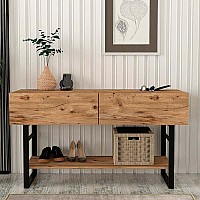 Κονσόλα μελαμίνης Aron Megapap χρώμα atlantic pine 138,8x41x75,7εκ. Κονσόλα μελαμίνης Aron Megapap χρώμα atlantic pine 138,8x41x75,7εκ.,Έπιπλα εσωτερικού χώρου > Κονσόλες