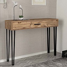 Κονσόλα μελαμίνης Rochel Megapap χρώμα atlantic pine 120x35x89,8εκ.  Κονσόλα μελαμίνης Rochel Megapap χρώμα atlantic pine 120x35x89,8εκ.