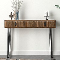 Κονσόλα μελαμίνης Helsinki Megapap χρώμα καρυδί 120x35,5x90εκ. Κονσόλα μελαμίνης Helsinki Megapap χρώμα καρυδί 120x35,5x90εκ.,Έπιπλα εσωτερικού χώρου > Κονσόλες