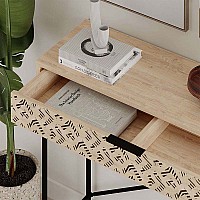 Κονσόλα Heaton Megapap μεταλλική - μελαμίνης χρώμα sapphire oak 110x35,6x90εκ. Κονσόλα Heaton Megapap μεταλλική - μελαμίνης χρώμα sapphire oak 110x35,6x90εκ.,Έπιπλα εσωτερικού χώρου > Κονσόλες
