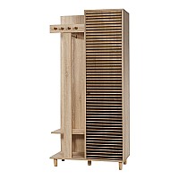 Έπιπλο εισόδου Soho Megapap από μελαμίνη χρώμα sonoma 90x36x194εκ. Έπιπλο εισόδου Soho Megapap από μελαμίνη χρώμα sonoma 90x36x194εκ.,Έπιπλα εσωτερικού χώρου > Έπιπλα εισόδου