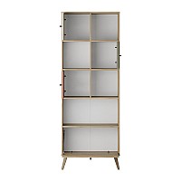 Βιβλιοθήκη Terra Megapap χρώμα florida oak 67x30x181εκ.,Έπιπλα εσωτερικού χώρου > Παιδικό δωμάτιο