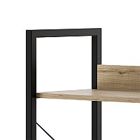 Βιβλιοθήκη Connect Megapap χρώμα florida oak 73x35x172εκ.,Έπιπλα εσωτερικού χώρου > Βιβλιοθήκες