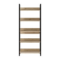 Βιβλιοθήκη Connect Megapap χρώμα florida oak 73x35x172εκ.,Έπιπλα εσωτερικού χώρου > Βιβλιοθήκες